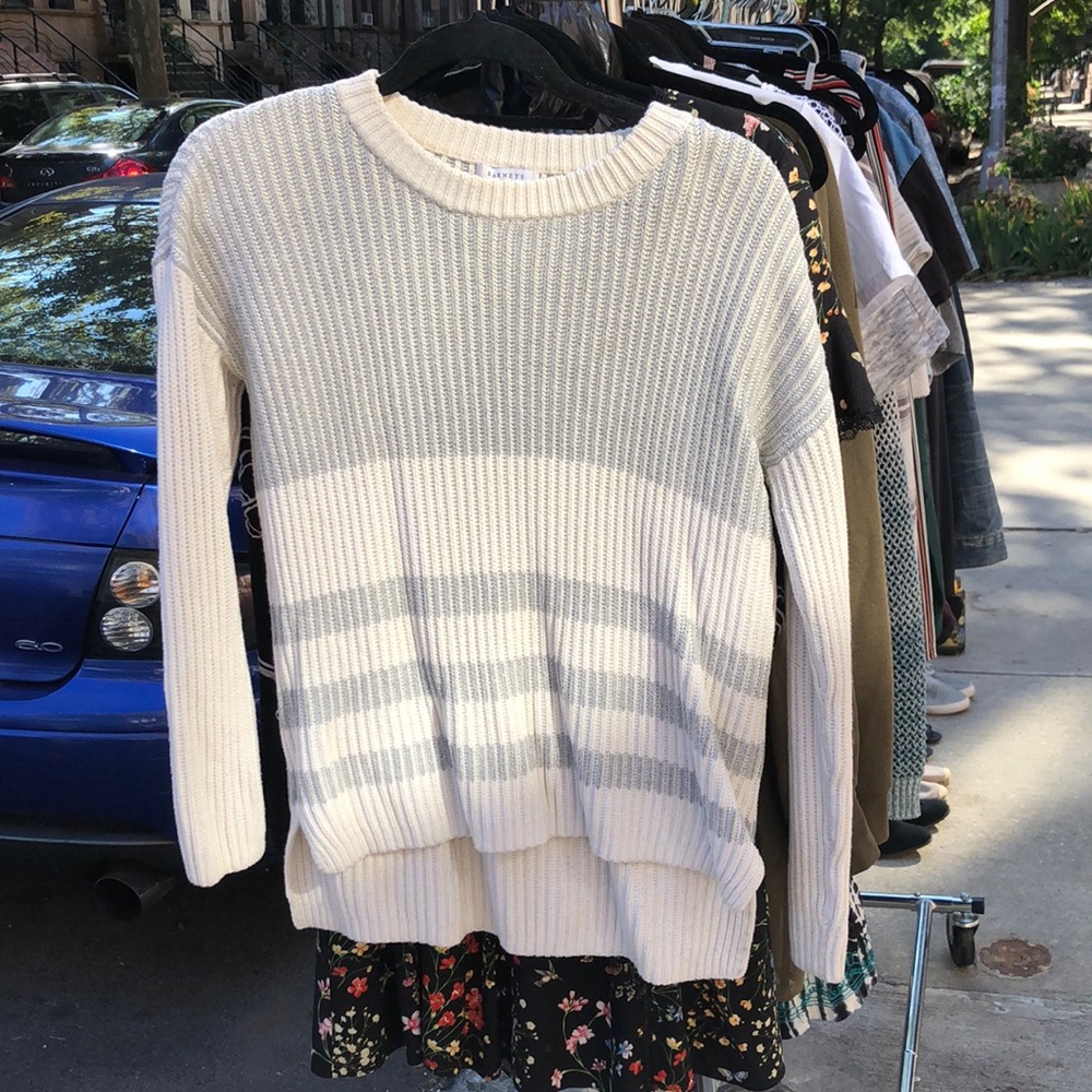 Barney’s stripe knit sweater